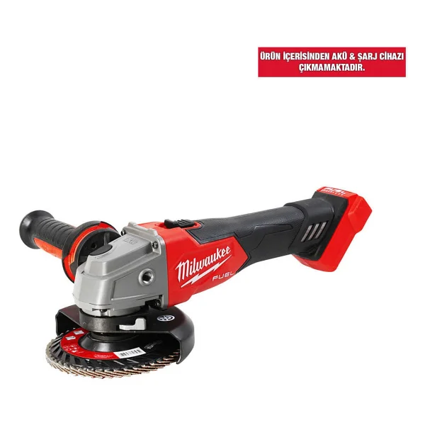 Milwaukee M18 FSAG125X-0 125 mm Akülü Taşlama Makinesi - Görsel 2