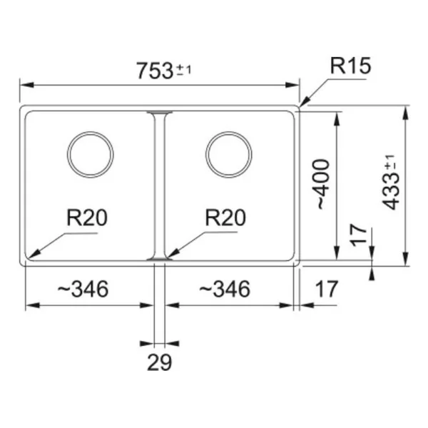 Franke MRG 120-35-35 Stone Grey Tezgahaltı Eviye - Görsel 5