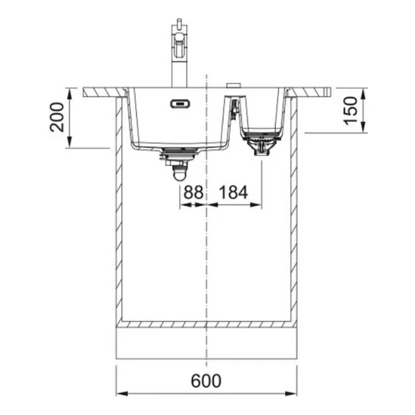 Franke MRG 120-35-35 Stone Grey Tezgahaltı Eviye - Görsel 7