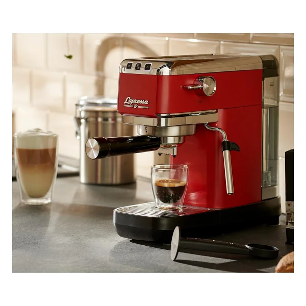 Tchibo Lapressa Kırmızı Manuel Espresso Makinesi - Görsel 5