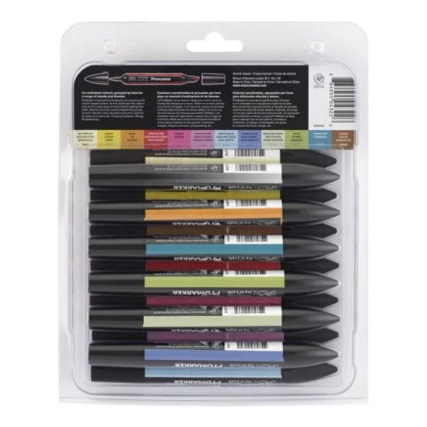 Winsor & Newton 12+1 Promarker Set 2 - Görsel 4