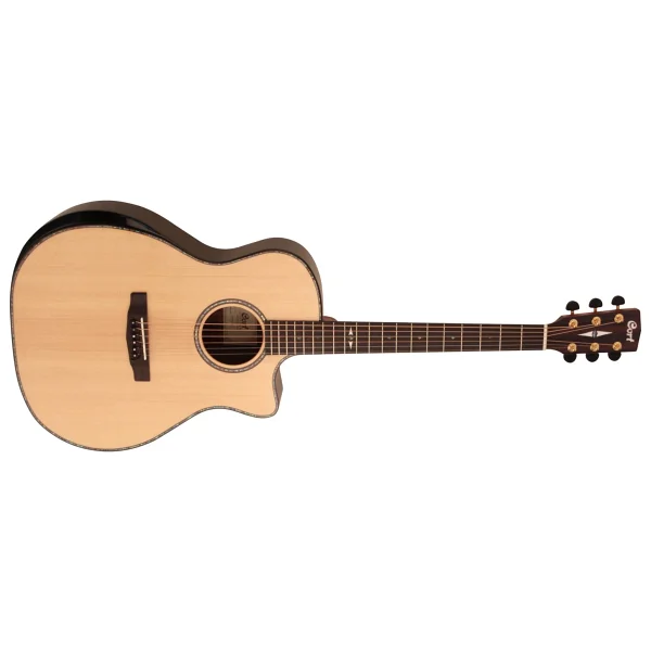 Cort GA-PF Bevel Nat Elektro Akustik Gitar - Görsel 2