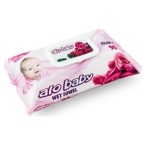 Alo Baby Islak Havlu 90'lı x12'li - 1080 Yaprak - Görsel 2
