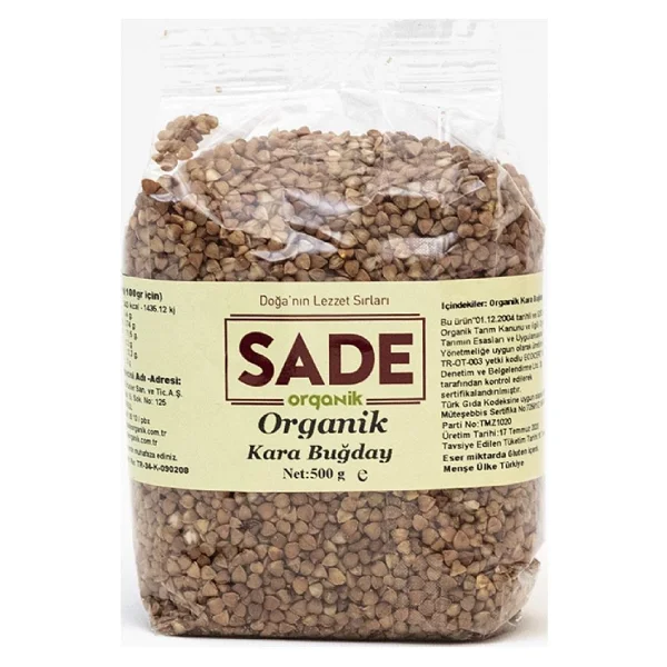 Sade Organik 500 gr Karabuğday - Görsel 2