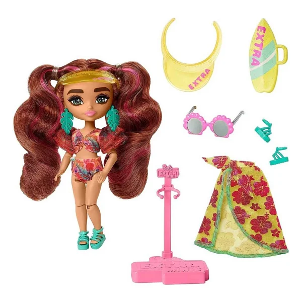 Barbie Extra Mini Bebek Mavi Saçlı HGP65 - Görsel 9