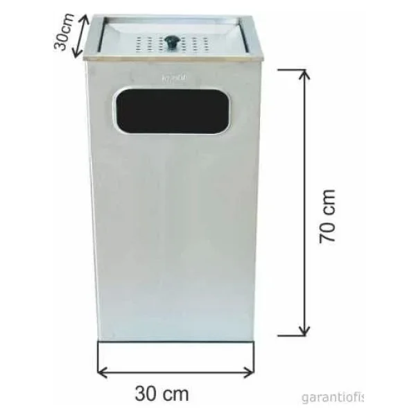 Garanti Metal 1350 Küllüklü Çöp Kovası (63 Litre) - Görsel 2