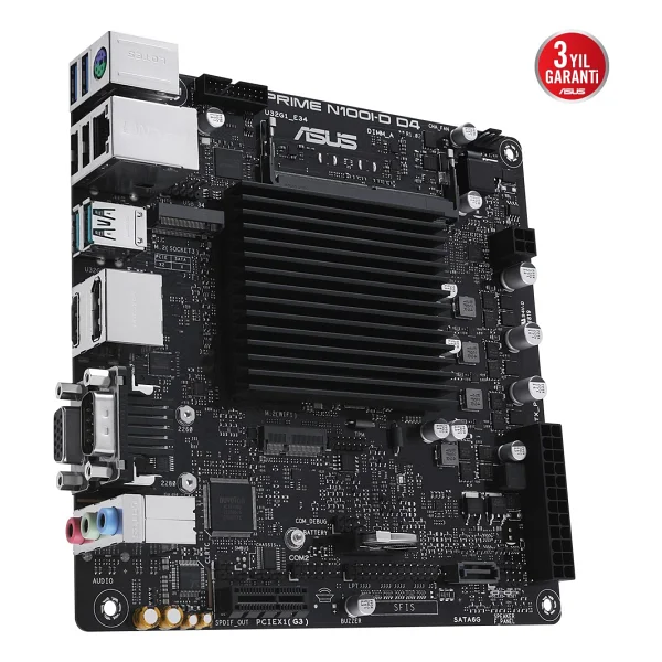 Asus Prime N100I-D D4-CSM Intel DDR4 Mini ITX Anakart - Görsel 4