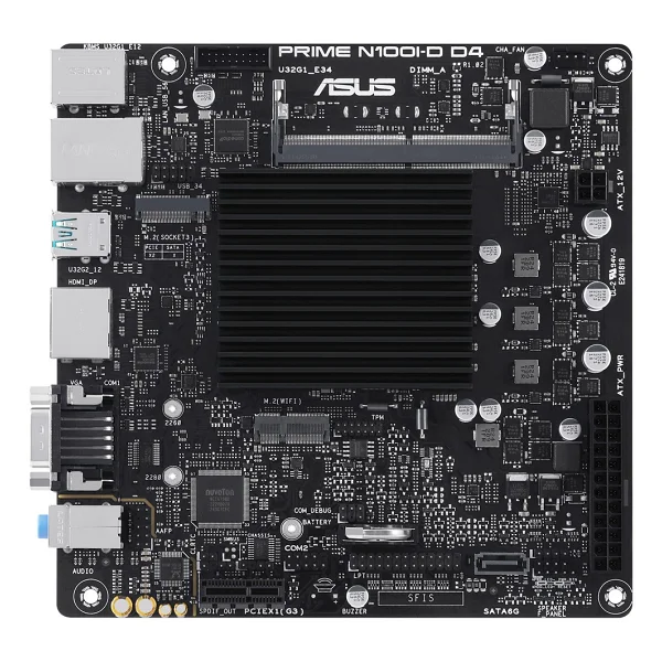Asus Prime N100I-D D4-CSM Intel DDR4 Mini ITX Anakart - Görsel 2