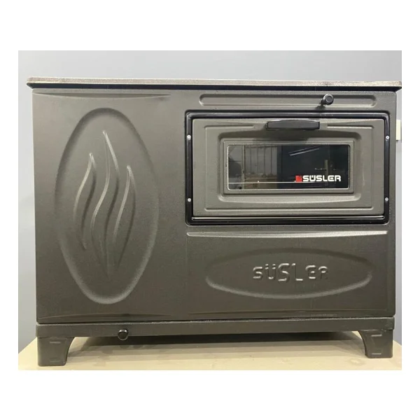 Süsler SS 5113 Kuzine Camlı Döküm Soba - Görsel 6