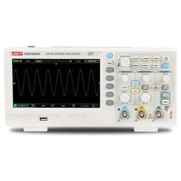 Uni-t UTD2102CEX Plus 100 Mhz 2 Kanal Dijital Osiloskop - Görsel 2