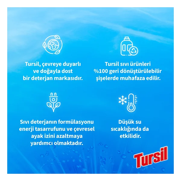 Tursil Matik Leylak Bahçesi Beyazlar ve Renkliler için 10 kg Toz Deterjan - Görsel 7