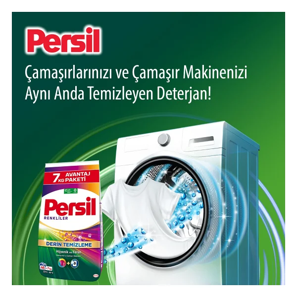 Persil Expert Color 7 kg Toz Deterjan - Görsel 6