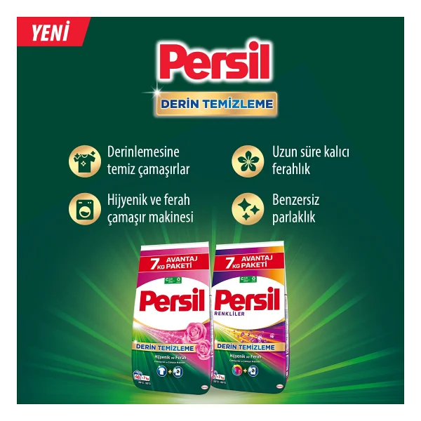 Persil Expert Gülün Büyüsü Beyazlar ve Renkliler için 7 kg Toz Deterjan - Görsel 4