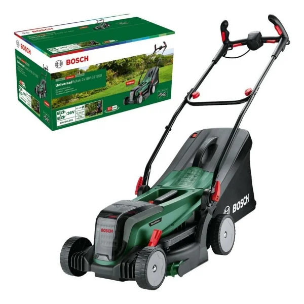 Bosch UniversalRotak 2x18V-37-550 Aküsüz Çim Biçme Makinesi - Görsel 2