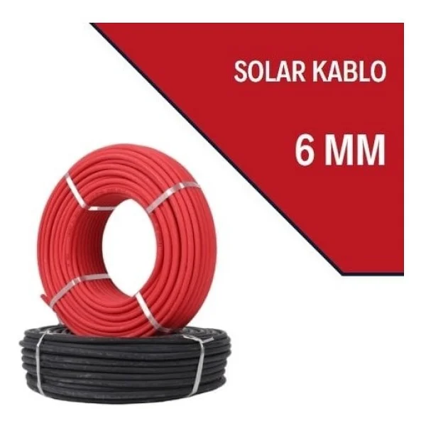 Lexron Güneş Paneli Solar Kablosu 6mm2 - Görsel 5