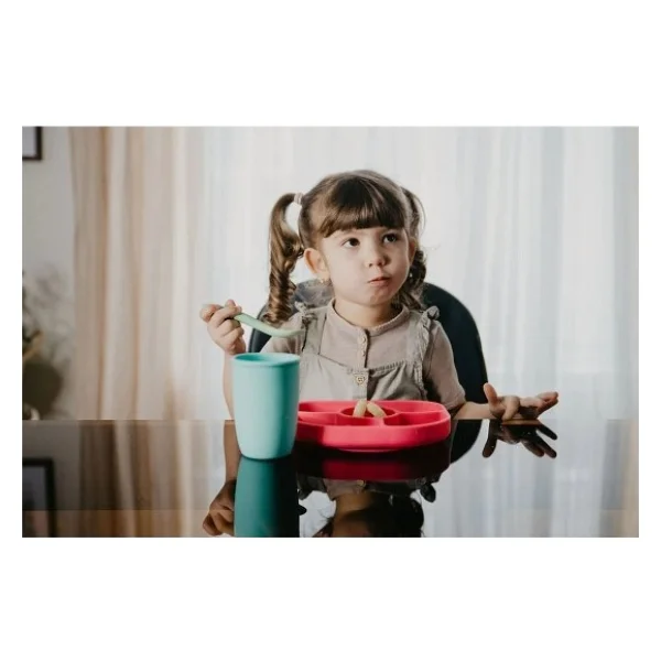 bblüv Spoön Silikon 5'li Kaşık Seti Pembe - Görsel 6
