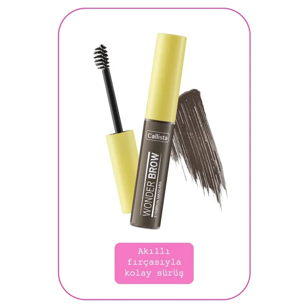 Callista Wonder Brow 03 Koyu Kahverengi Kaş Farı - Görsel 3
