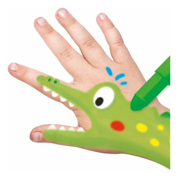 Amos Yüz Boyama Kalemi - 6'lı Yüz Boyama Seti - Renkli - Görsel 5