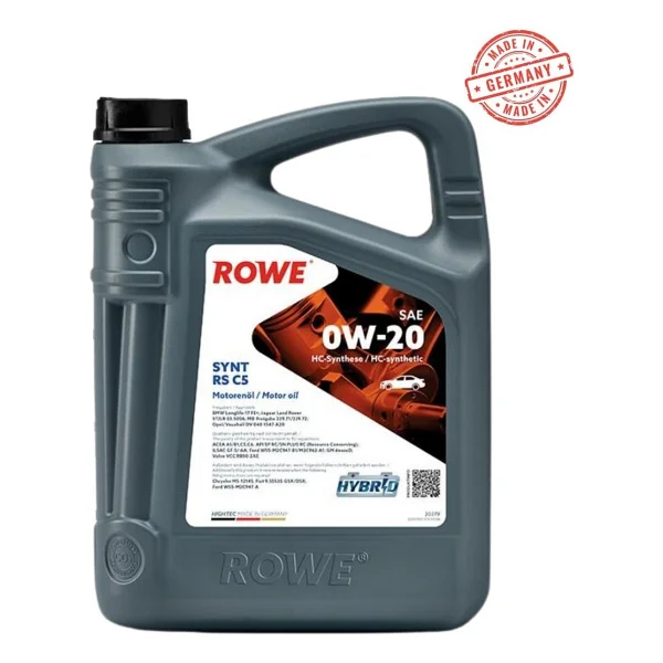 Rowe Hightec Synt RS C5 0W-20 4 lt Motor Yağı - Görsel 4