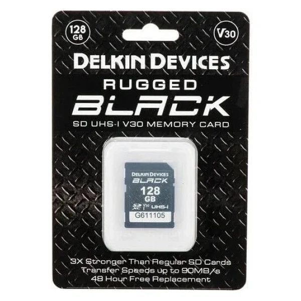 Delkin Devices Black 128 GB SDXC UHS-I V30 Hafıza Kartı - Görsel 3
