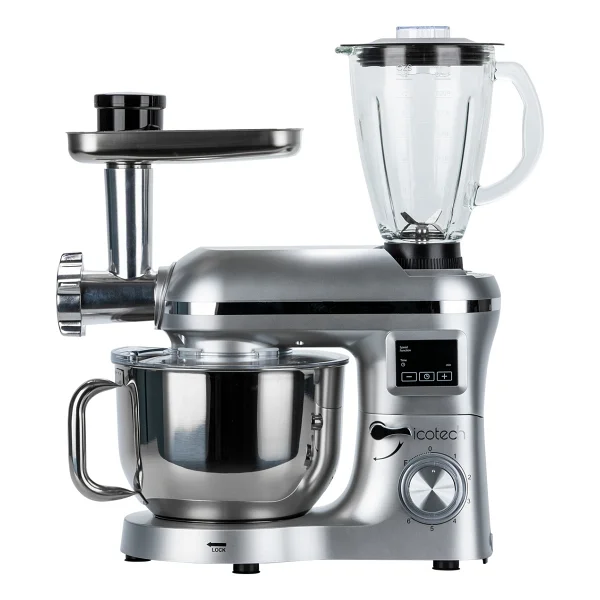 Icotech SM50 2000 W 6.2 lt Gümüş Mutfak Şefi - Görsel 4