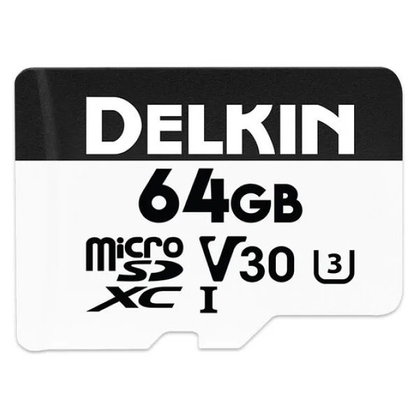 Delkin Devices HyperSpeed UHS-I U3 V30 64 GB Micro SD Kart - Görsel 2