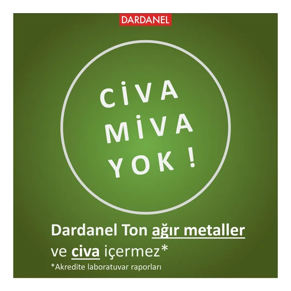 Dardanel Zeytinyağlı Ton Balığı 600 gr 8 Porsiyon Akdeniz Menşeli Lezzetli Hazır Yiyecek - Görsel 3