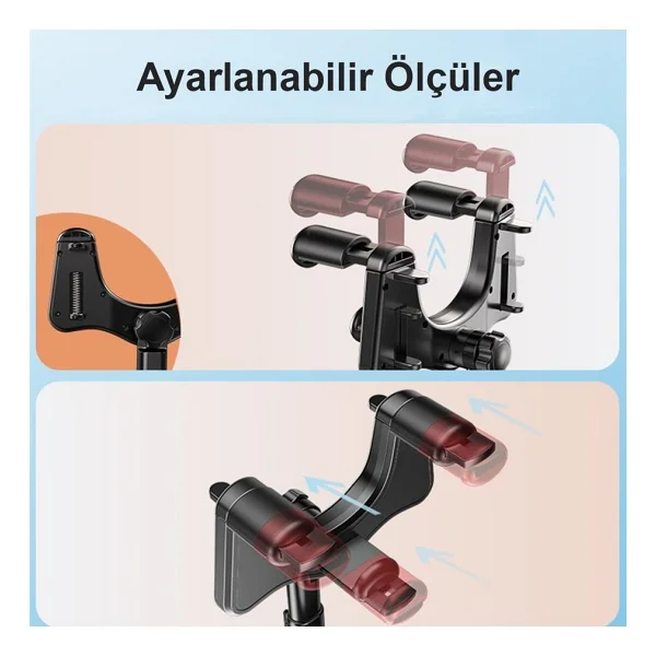 Yesido C196 Dikiz Aynası Araç Telefon Tutucu - Görsel 6