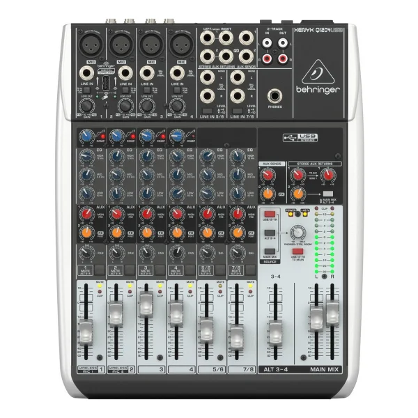 Behringer Xenyx Q1204USB 12 Kanal Mikser - Görsel 2