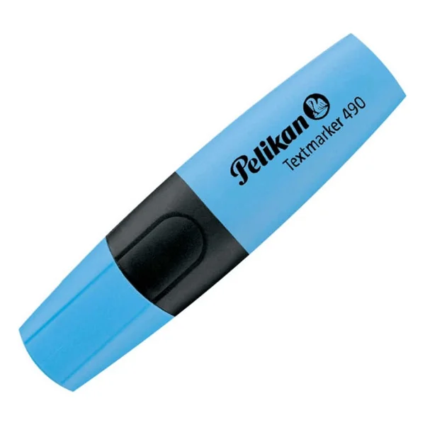 Pelikan 490 Textmarker Mavi Fosforlu Kalem - Görsel 3