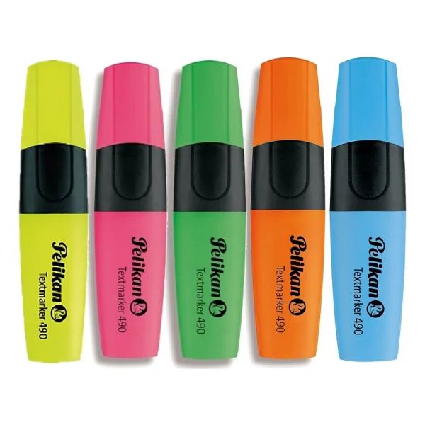 Pelikan 490 Textmarker Mavi Fosforlu Kalem - Görsel 4