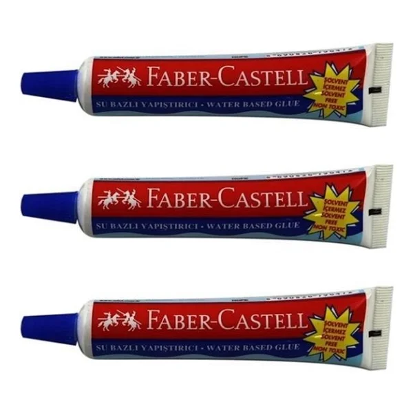 Faber-Castell 19 gr 3'lü Su Bazlı Yapıştırıcı - Görsel 2