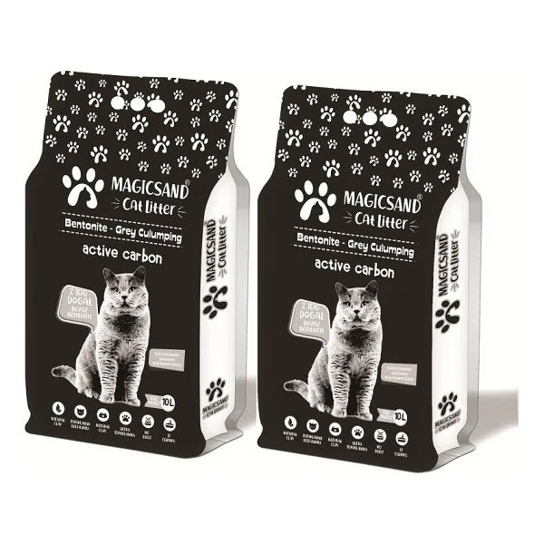 Magicsand Aktif Karbonlu 10 lt 2'li İnce Taneli Bentonit Kedi Kumu - Görsel 3