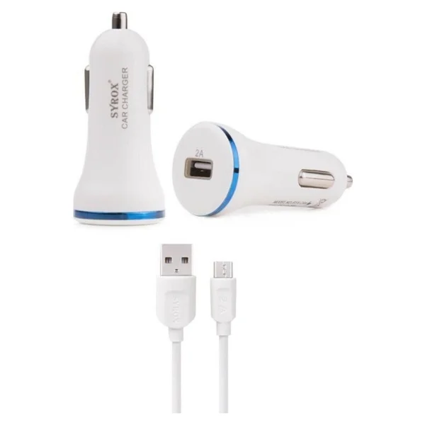 Syrox SYX-C44 2A Micro USB Araç Şarj Cihazı - Görsel 3
