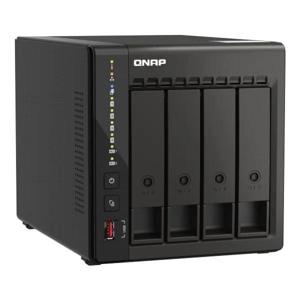 Qnap TS-453E 8 GB 6 Yuvalı 250 TB Destekli NAS Depolama Ünitesi - Görsel 2