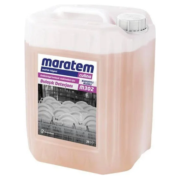Maratem Culina M302 Endüstriyel 20 lt Bulaşık Makinesi Deterjanı - Görsel 2