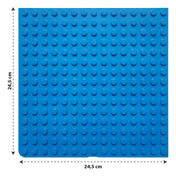 Creative Games Yapı Blokları Zemin Mavi 24,5x24,5 CM Dplo Blok Uyumlu - - - Görsel 2