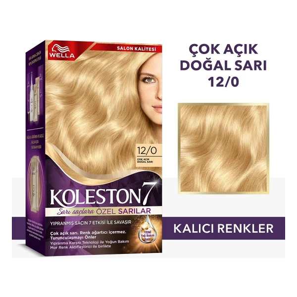 Koleston Supreme 12.0 Açık Doğal Sarı Saç Boyası - Görsel 2
