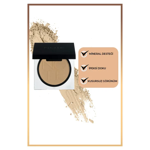 Note Mineral Mat Bitişli 01 Açık 10 gr Toz Pudra - Görsel 3