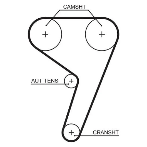 Gates Ford Fiesta Iv 1.6 16v Triger Seti Valeo Devirdaimli 2000-2002 - Görsel 4