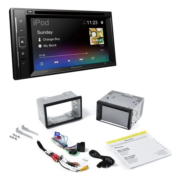 Pioneer AVH-A240BT 6,2" Bluetooth Double Oto Multimedya - Görsel 3