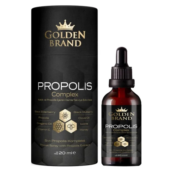 Golden Brand Propolisli ve Kekikli Bitkisel 20 ml Damla - Görsel 4