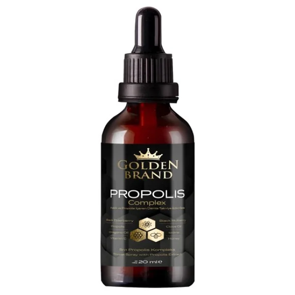 Golden Brand Propolisli ve Kekikli Bitkisel 20 ml Damla - Görsel 2