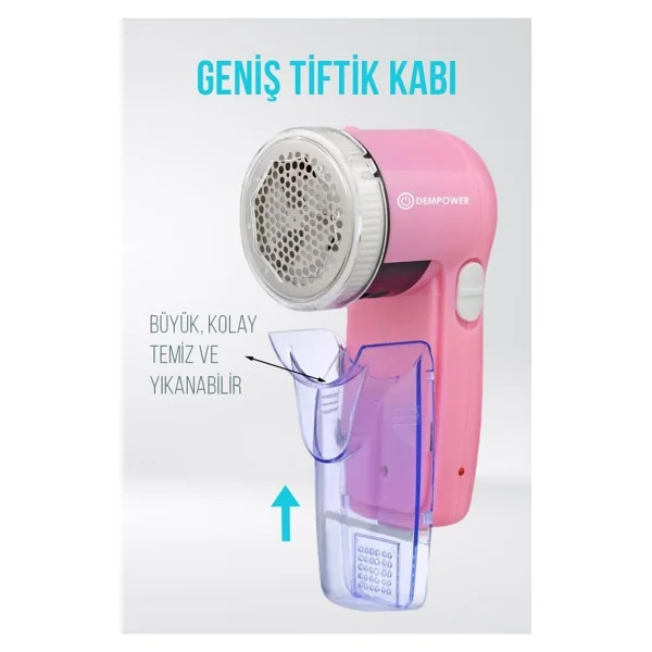 Tiftik Kazak Toplama Makinesi Tüy Alıcı Toplayıcı - Pembe - Görsel 3