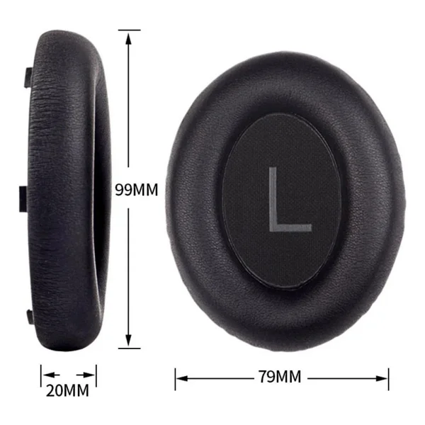 Bose NC700 Uyumlu Yedek Kulaklık Pedi - Beyaz - Görsel 6