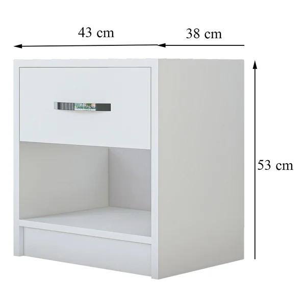 Metalia Gm 904 Ece Genç Odası Takımı - Beyaz - Görsel 5
