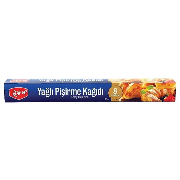 Roll-Up Yağlı Fırın Tepsi Pişirme Kızartma Kağıdı - 8 Metre -1 Kutu - Görsel 2