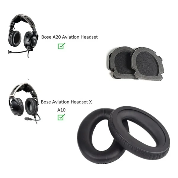 Bose A10 A20 Uyumlu Yedek Kulaklık Pedi - Görsel 4