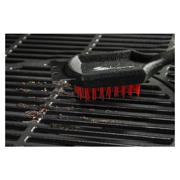 Aygaz Barbekü Fırçası, Aşındırmaz Plastik, Çelik Ek Sıyırıcı, Barbekü Temizleyici, Ergonomik Barbekü Izgara Temizleme Fırçası, Uzun Saplı - Görsel 5