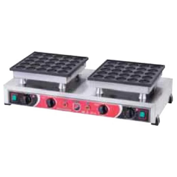 Işıkgaz Silverinox Elektrikli Çiftli Yuvarlak Bubble Waffle Makinesi - Görsel 2